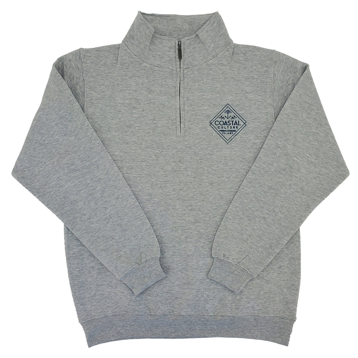 1/4 ZIP CC EMB LOGO – Coastal Culture